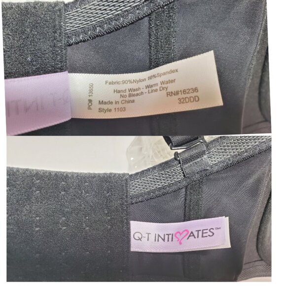 QT Intimates Shape-Holding Bra – Strapless Convertible – Size 32DDD – NWT - Picture 5 of 5